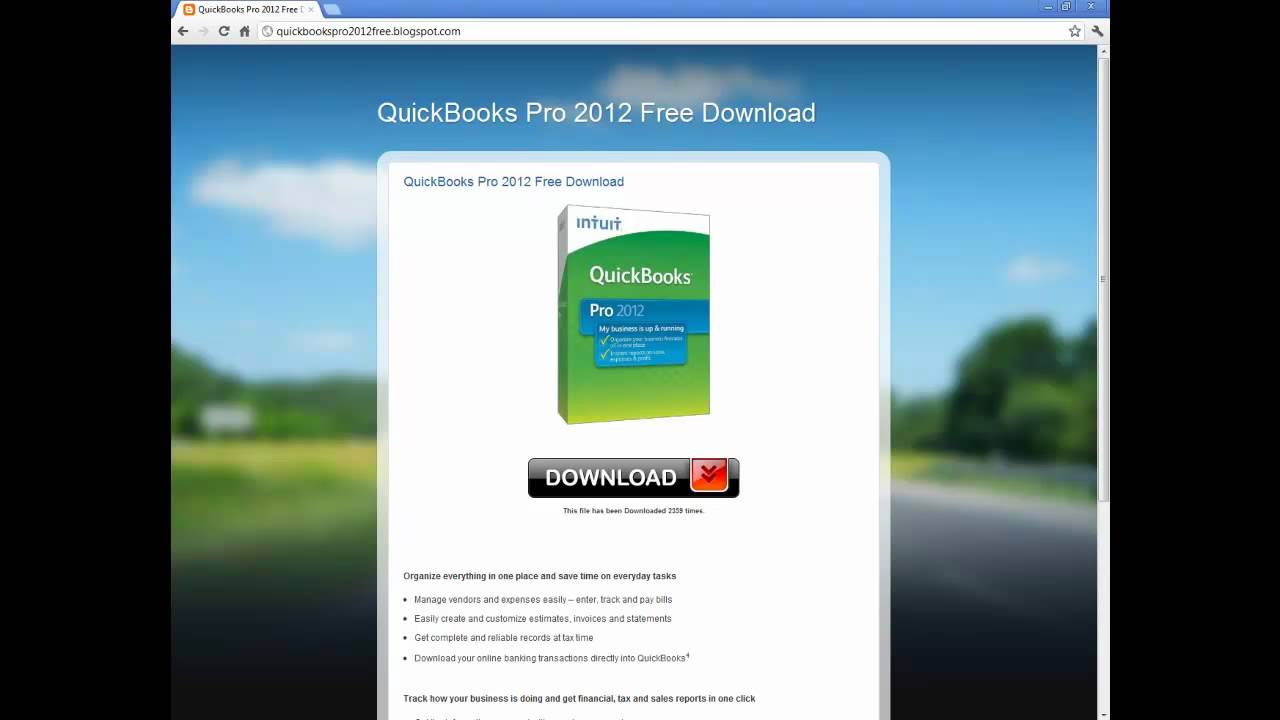 quickbooks 2012 free trial download